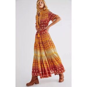 New Free People Rare Feelings Maxi Dress Size Extra Small